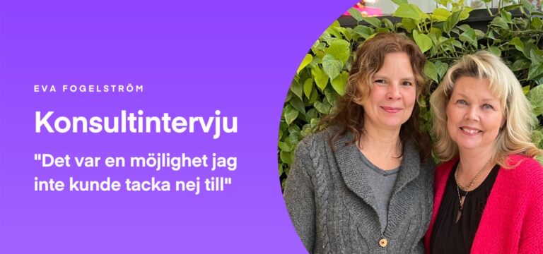 The Place: konsultintervju med Eva Fogelström.