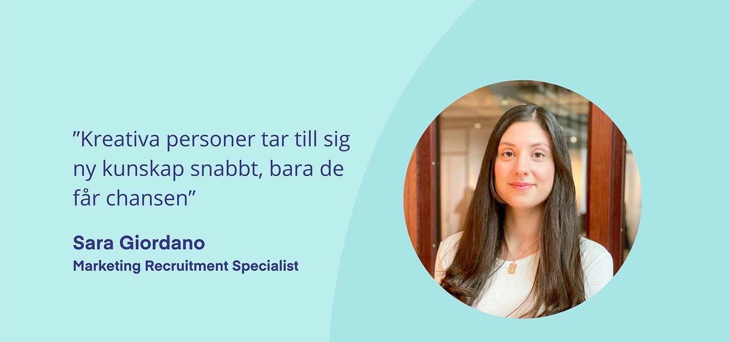 Möt vår nya stjärna Sara – Marketing Recrutiment Specialist