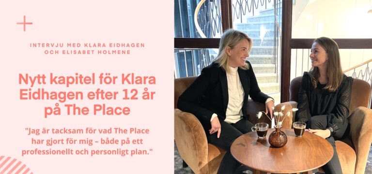 The Place: Intervju med Klara Eidhagen och Elisabet Holmene.