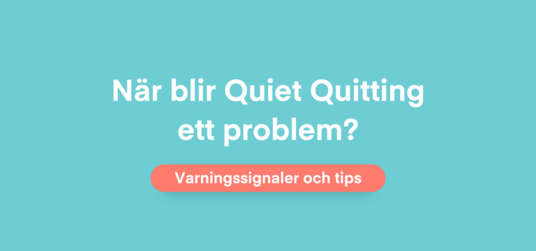 Quiet Quitting: The Place tipsar om hur du motverkar och förebygger att Quiet Quitting blir ett problem.